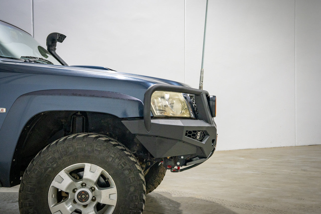Cougar Bull bar suit Hi Mount winch, Nissan GU Patrol Y61, S4 2005-2016