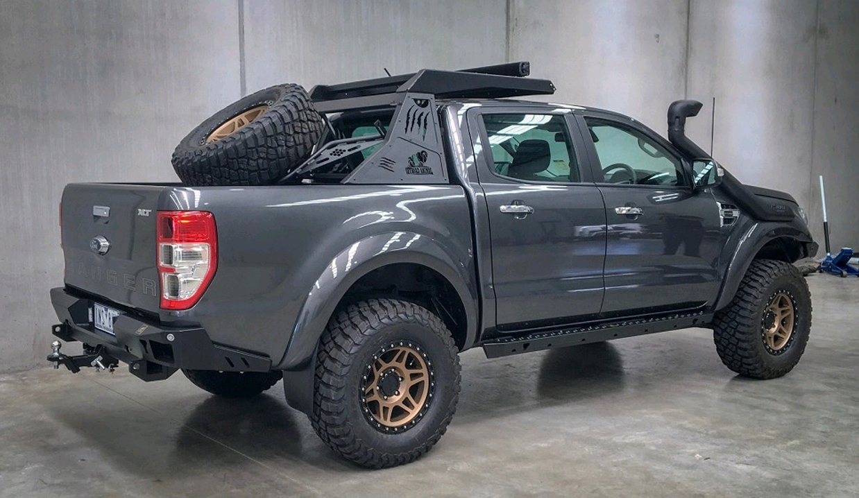 Rear Bumper and Tow Bar, Ford Ranger PX 2011-2022, Mazda BT50- 2011- 2020