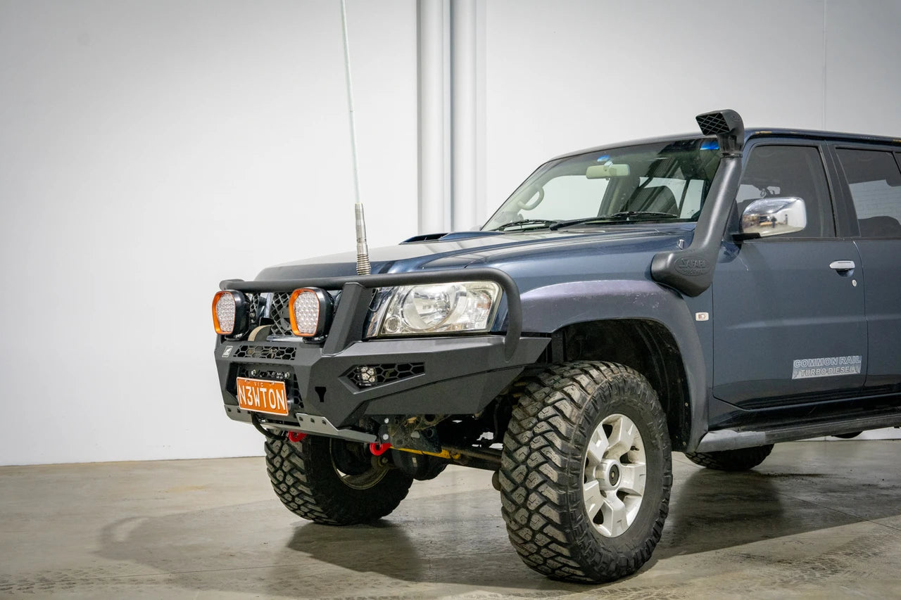 Cougar Bull bar suit Hi Mount winch, Nissan GU Patrol Y61, S4 2005-2016