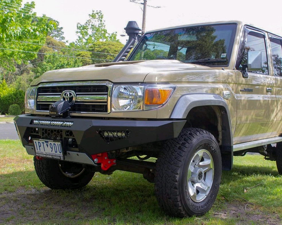 Predator Bull bar, Suitable for Toyota Land Cruiser 76, 78, 79 Series, 2007-2023