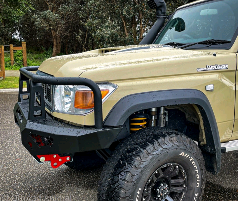 Toro Bull bar, Suitable for Single cab Toyota Land Cruiser 79 Series, 2017-2023