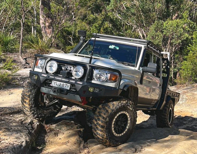 Toro Bull bar, Suitable for Single cab Toyota Land Cruiser 79 Series, 2017-2023