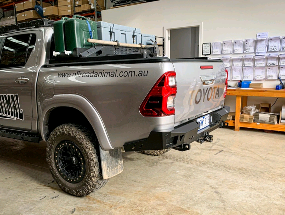 Rear Bumper and tow bar, to suit Toyota Hilux N80 2015-on