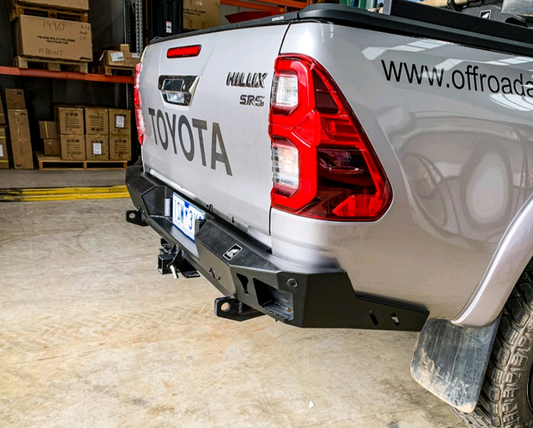 Rear Bumper and tow bar, to suit Toyota Hilux N80 2015-on