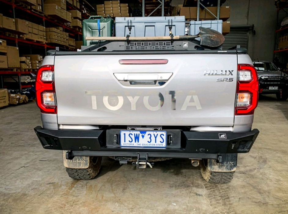 Rear Bumper and tow bar, to suit Toyota Hilux N80 2015-on