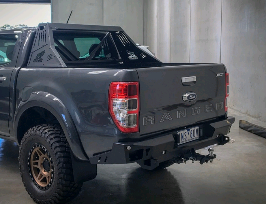 Rear Bumper and Tow Bar, Ford Ranger PX 2011-2022, Mazda BT50- 2011- 2020