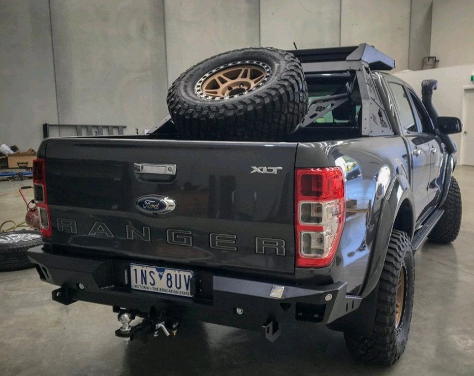 Rear Bumper and Tow Bar, Ford Ranger PX 2011-2022, Mazda BT50- 2011- 2020