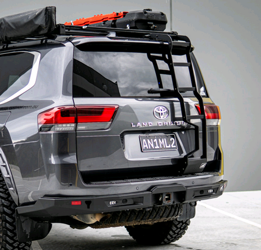 Rear door ladder to suit LC300 Toyota Landcruiser 2021 on