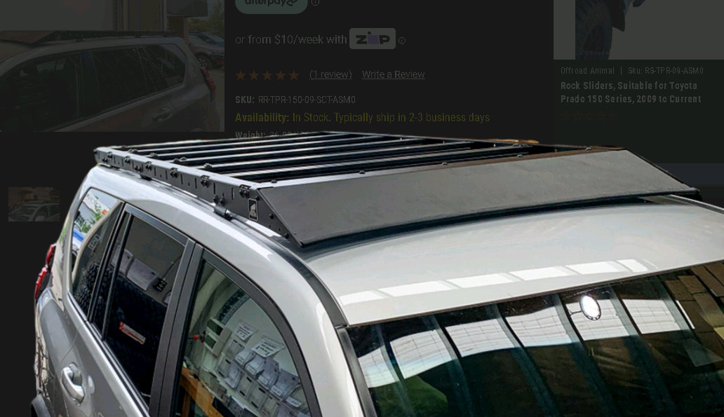 Scout Roof Rack- Suitable for Toyota Prado 150 series 2009- current